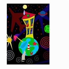 Colorful Universe Large Garden Flag (two Sides)