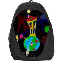 Colorful Universe Backpack Bag by Valentinaart