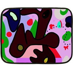 Decorative Abstraction Fleece Blanket (mini) by Valentinaart