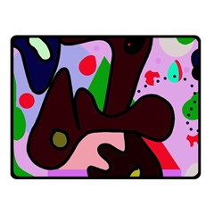 Decorative Abstraction Fleece Blanket (small) by Valentinaart