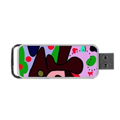 Decorative Abstraction Portable Usb Flash (two Sides)