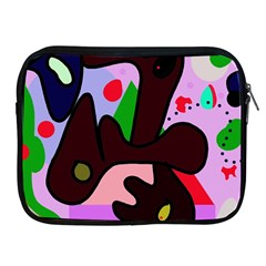 Decorative Abstraction Apple Ipad 2/3/4 Zipper Cases by Valentinaart