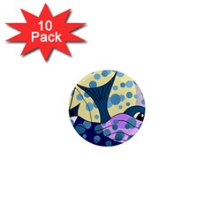 Whale 1  Mini Magnet (10 Pack)  by Valentinaart