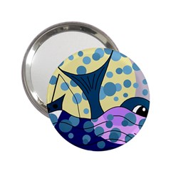 Whale 2 25  Handbag Mirrors by Valentinaart