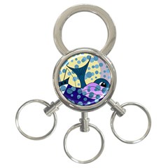 Whale 3-ring Key Chains by Valentinaart