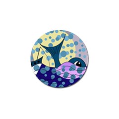 Whale Golf Ball Marker by Valentinaart