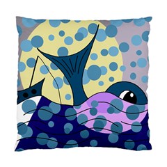 Whale Standard Cushion Case (one Side) by Valentinaart