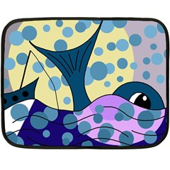 Whale Fleece Blanket (mini)