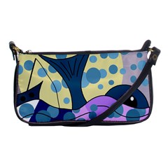 Whale Shoulder Clutch Bags by Valentinaart