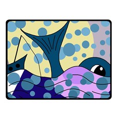 Whale Fleece Blanket (small)