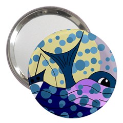 Whale 3  Handbag Mirrors by Valentinaart