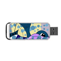 Whale Portable Usb Flash (two Sides)