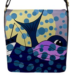 Whale Flap Messenger Bag (s) by Valentinaart