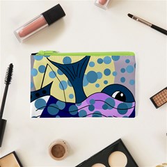 Whale Cosmetic Bag (xs) by Valentinaart