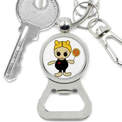 Cute Doll Girl Bottle Opener Key Chains by Valentinaart