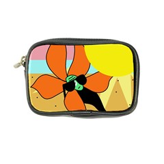 Sunflower On Sunbathing Coin Purse by Valentinaart