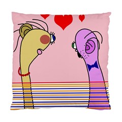 Love Standard Cushion Case (two Sides) by Valentinaart