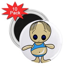 Cute Boy 2 25  Magnets (10 Pack)  by Valentinaart