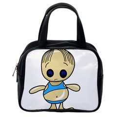 Cute Boy Classic Handbags (one Side) by Valentinaart