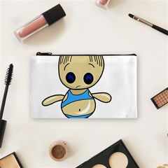 Cute Boy Cosmetic Bag (small)  by Valentinaart