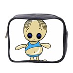 Cute boy Mini Toiletries Bag 2-Side Front