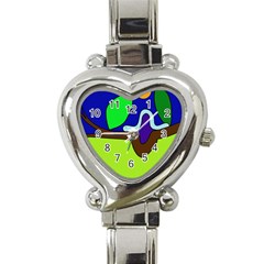 Caterpillar  Heart Italian Charm Watch by Valentinaart