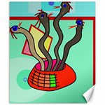 Dancing  snakes Canvas 20  x 24   19.57 x23.15  Canvas - 1