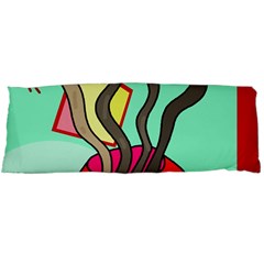 Dancing  Snakes Body Pillow Case (dakimakura) by Valentinaart