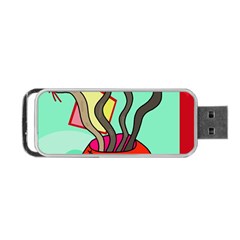 Dancing  Snakes Portable Usb Flash (two Sides) by Valentinaart