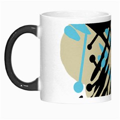 Abstract Decor - Blue Morph Mugs by Valentinaart