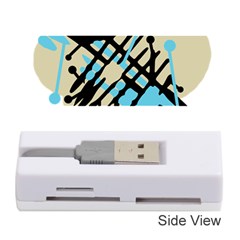 Abstract Decor - Blue Memory Card Reader (stick) 