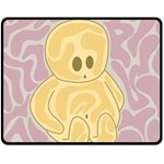 Cute thing Double Sided Fleece Blanket (Medium)  58.8 x47.4  Blanket Front