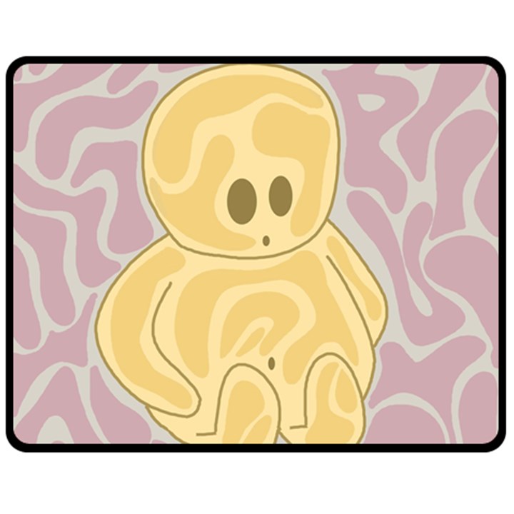 Cute thing Double Sided Fleece Blanket (Medium) 