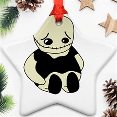 Halloween Sad Monster Ornament (star) 