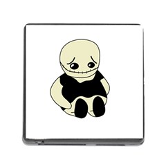 Halloween Sad Monster Memory Card Reader (square) by Valentinaart