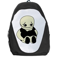 Halloween Sad Monster Backpack Bag by Valentinaart