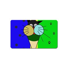 Ice Cream Cat Magnet (name Card) by Valentinaart