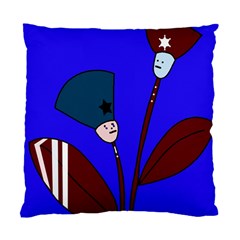 Soldier Flowers  Standard Cushion Case (one Side) by Valentinaart