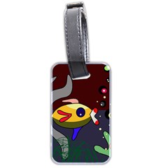 Fish Luggage Tags (two Sides) by Valentinaart