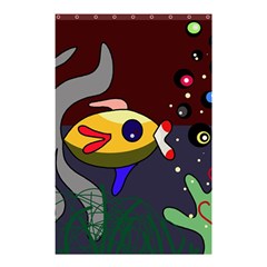 Fish Shower Curtain 48  X 72  (small)  by Valentinaart