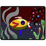 Fish Double Sided Fleece Blanket (Large)  80 x60  Blanket Front