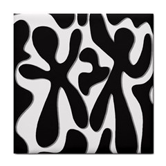 Black And White Dance Tile Coasters by Valentinaart