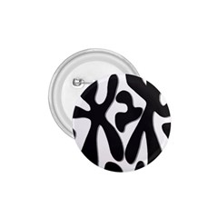 Black And White Dance 1 75  Buttons by Valentinaart