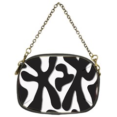 Black And White Dance Chain Purses (one Side)  by Valentinaart