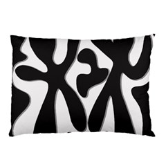 Black And White Dance Pillow Case (two Sides) by Valentinaart