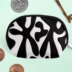 Black And White Dance Accessory Pouches (medium)  by Valentinaart