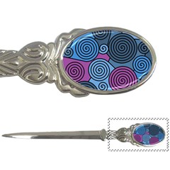 Blue Hypnoses Letter Openers by Valentinaart