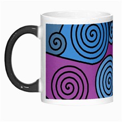 Blue Hypnoses Morph Mugs by Valentinaart