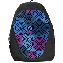 Blue Hypnoses Backpack Bag by Valentinaart