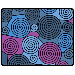 Blue Hypnoses Double Sided Fleece Blanket (medium) 